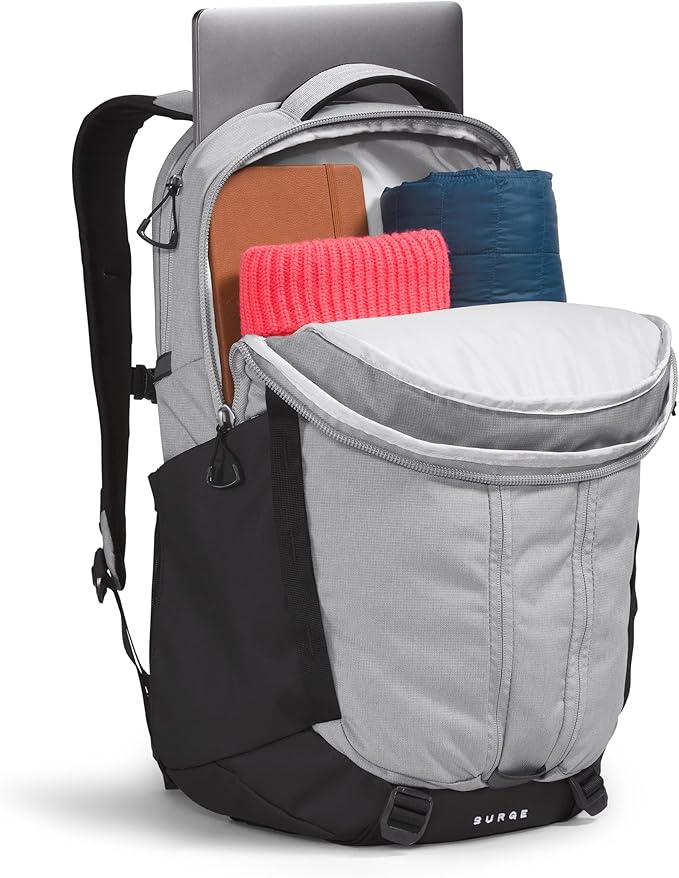 The North Face Surge Commuter Laptop Backpack, Meld Grey Dark Heather/TNF Black, One Size