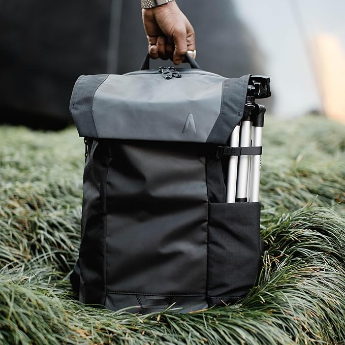 ERRANT Backpack Obsidian Black - Travel Backpack with Laptop Compartment, Waterproof 22L Everyday & Commuter Backpack for Men & Women