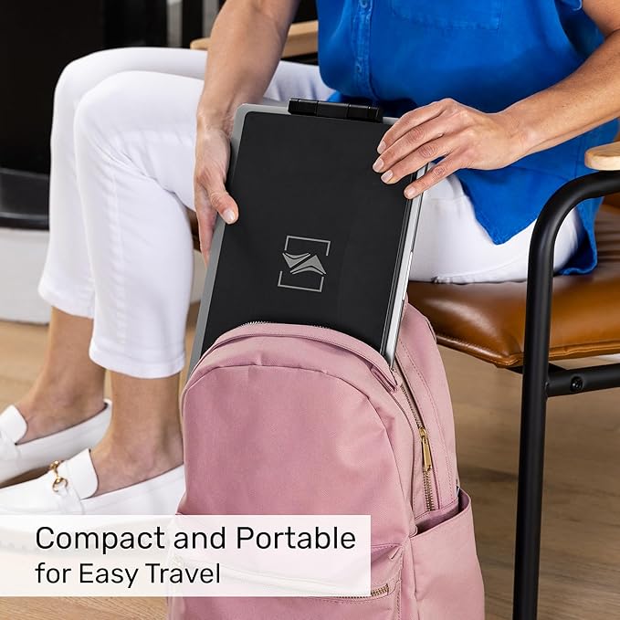 SideTrak Swivel 14" Attachable Portable Monitor Extender, FHD TFT Laptop Dual Screen with Kickstand + Unique Swivel Hinge, Compatible with Mac, PC, Chrome, USB or Mini HDMI Port Power (w/Protector)