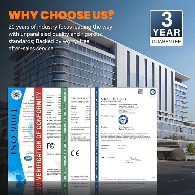 10G SFP+ to RJ-45 Transceiver, 1.25/2.5/5/10G-T Copper SFP+ CAT6a Module, Auto-Negotiation, Up to 30m, for Cisco SFP-10G-T-S, Meraki, TP-Link, Mikrotik, Netgear and More