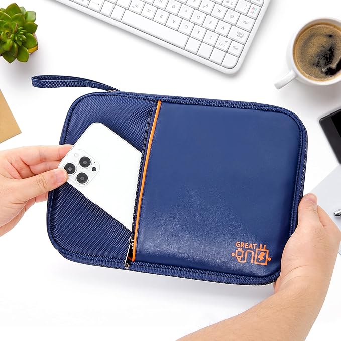 SELLYFELLY Electronics Organizer Travel Cord Organizer Case Compact Electronics Accessories Bag for Cable, Cord, Charger, Phone, Hard Drive