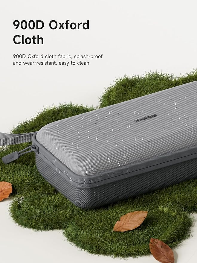 Hagibis Electronics Organizer Travel Case Cable Organizer Bag Pouch Portable Waterproof Carry Case for Cable, Charger,Power Bank, SD Card, Mouse, USB Flash Disk (DPB02 Grey)