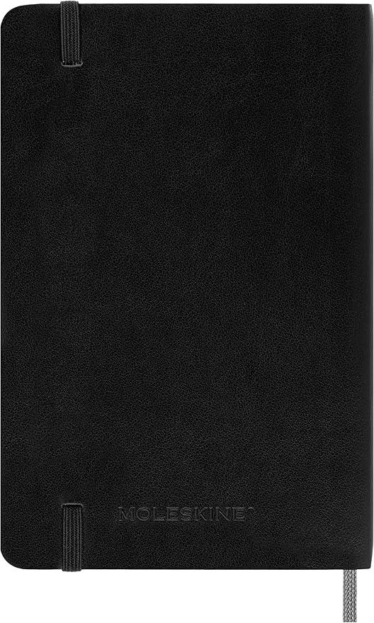 Moleskine Smart Notebook, Pocket, Ruled, Black, Soft Cover (3.5 x 5.5)