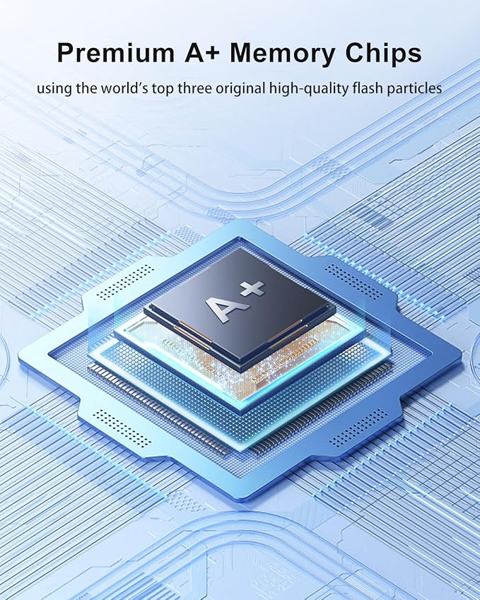 KOOTION 2TB Portable SSD USB-C Up to 2000MB/s USB 3.2 External SSD Portable Solid State Drive with Protective Case Shockproof Waterproof Type-C External Solid State Drive for PC/Mac