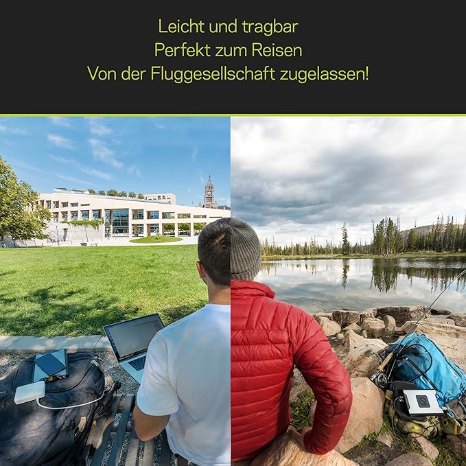 Goal Zero Sherpa 100PD Wireless Portable Power Bank 100W USB-C Power Delivery 25600mAh (4th Generation)