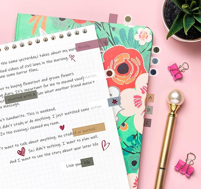 3 Designs Page Markers,10 Colors Index Tab,1200pcs Annotation Tabs for Book Accessories,Clear Book Sticky Note Tabs,Writable and Repositionable Book Flags Strip for Notebooks,Filing