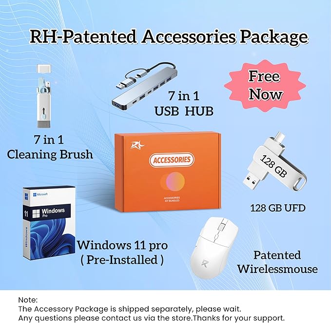 Dell Inspiron 16 Touchscreen Laptop, 16 Inch IPS Display, Intel 7 150U (Up to 5.4GHz), 64GB DDR5, 2TB SSD, Windows 11 Pro, Fingerprint Reader, Backlit Keyboard, FHD+ Cam, Wi-Fi 6E, Accessories