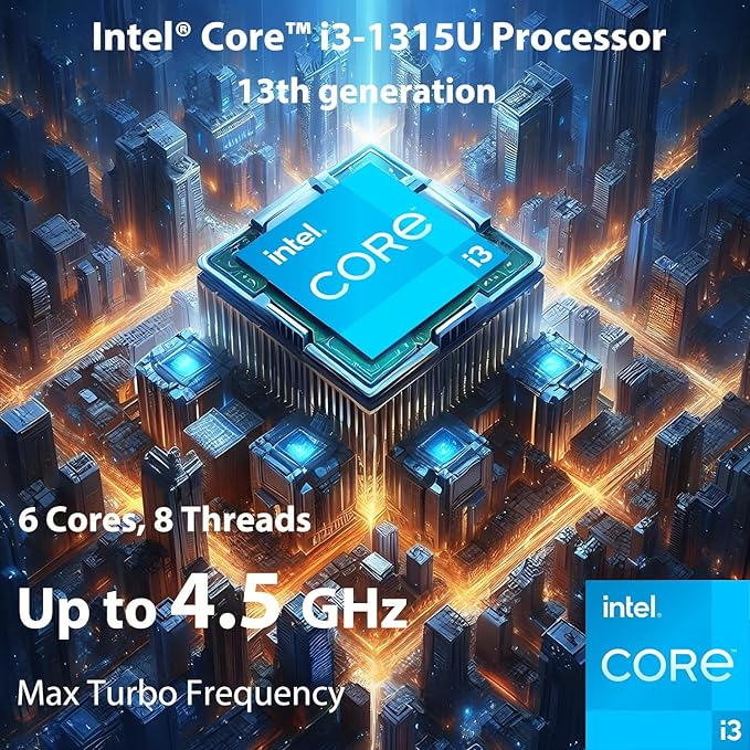 ASUS Vivobook Laptop 2025 Ultra Portable Business Computer, 14" FHD Display, 24GB RAM, 1TB Storage (512GB SSD + 500GB Ext), 6-Core Intel i3-1315U, MarxsolAccessory, Win 11 Pro, Lifetime Office 2024