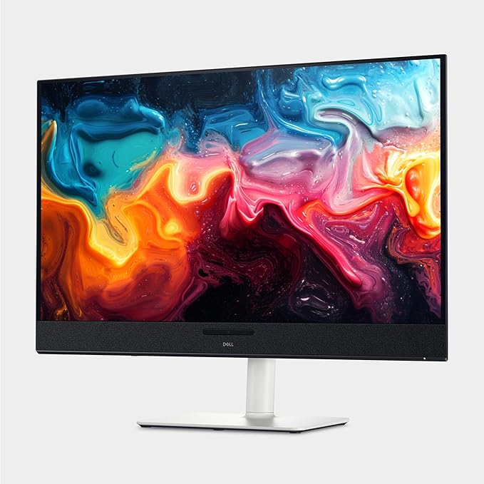 Dell 32 Plus 4K QD-OLED Monitor S3225QC - 31.6-inch (3840 x 2160) 120Hz 0.03ms Display, AI-Enhanced 3D Spatial Audio, Height/Tilt/Swivel/Slant Adjustment - Ash White