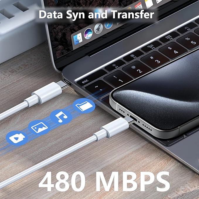 10FT for iPhone 16 15 Charger Fast Charging, Long USB C to C Charger Cord with 20W Type C Phone Fast Charging Block for iPhone 16/16 Pro/16 Pro max/16 Plus, iPhone 15/15 Pro/15 Pro max/15,iPad, 2Pack