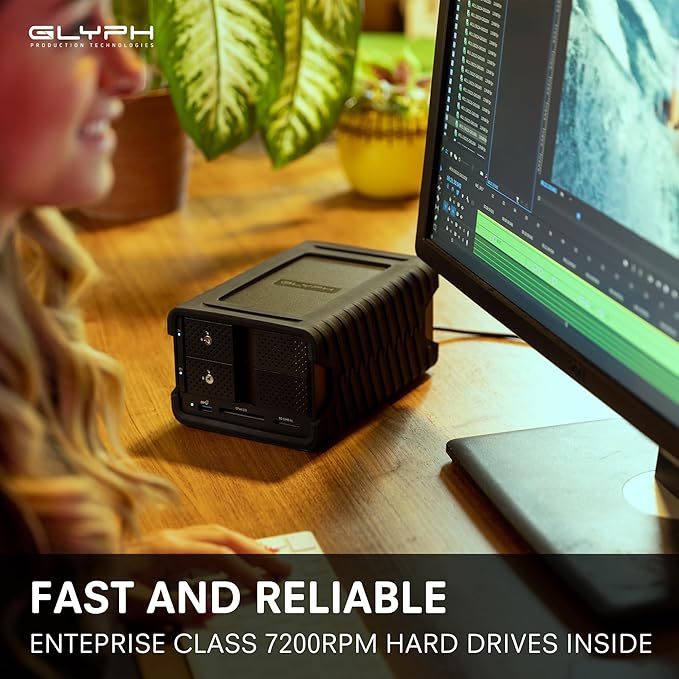 Glyph Blackbox PRO RAID USB‑C Desktop Drive 16 TB