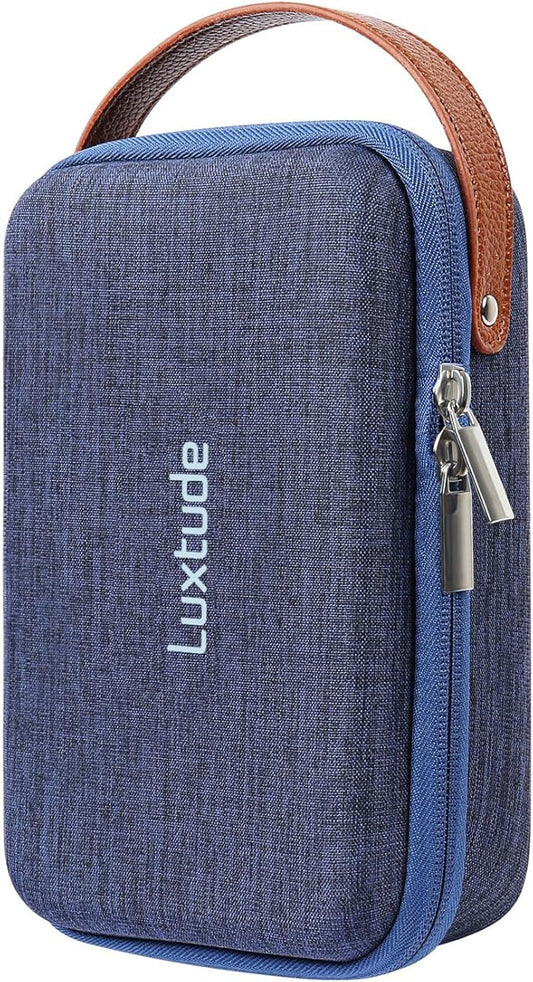 Luxtude Electronics Organizer Travel Case, Tech Organizers Travel Case, Hard Charger Organizers, Portable Cable Organizer, Travel Essentials for Charger/Mouse/Cash/Card/Pen, Tech Gifts