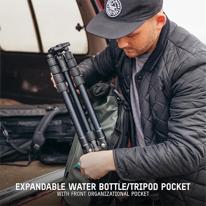 WANDRD PRVKE 31L, V3 Photography Bundle: Weather-Resistant Travel & Camera Backpack with Laptop Sleeve, Quick Side Access, Clamshell Opening – Ideal Photography & Travel Bag (Wastach Green)