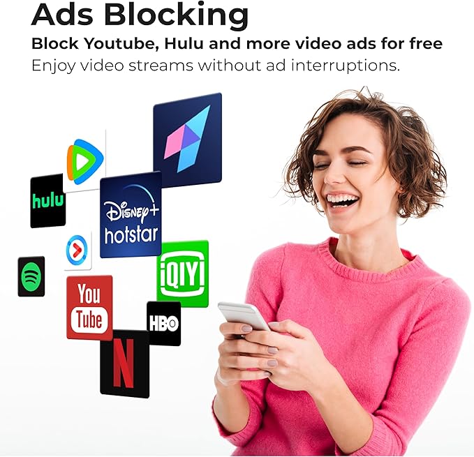 Deeper Connect Mini Decentralized VPN Router Lifetime Free for Travel Home Enterprise-Level Cybersecurity Wi-Fi Router with Dual Antennas Wi-Fi Adapter