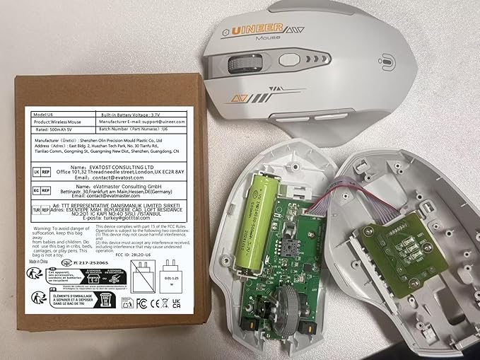 Wireless Bluetooth Mouse,[Upgraded] Rechargeable Computer Mice (BT 5.0/4.0+2.4G Hz) with Visible Battery Level, 4 Adiustable DPl, Portable PC Mouse for MacBook Chromebook