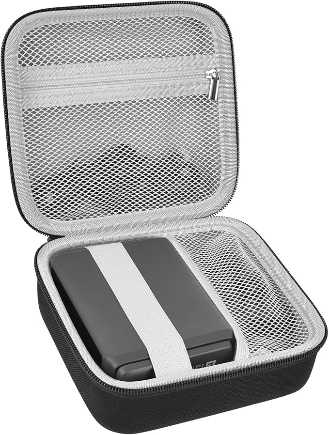 Case Compatible with GL-BE3600/SFT1200/ MT3000/ AXT1800/ MT1300/ A1300 for Glinet Travel Router for Hotel WiFi, Portable Router Storage Holder for Gl.inet Slate 7 Router Accessories(Box Only) - Black