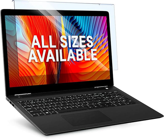 VINTEZ Blue Light Screen Protector for 15.6 Inch Computer Monitor and Laptop – Anti-UV Blue Light Blocking Film for Desktop PC, Eye Protection Filter, 14.2" x 8.7", 1 Pack