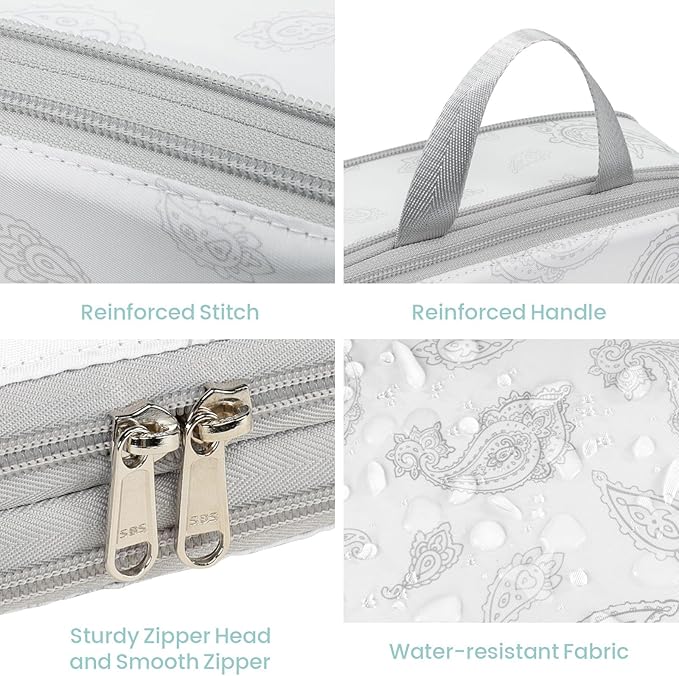 Cambond Compression Packing Cubes for Travel Women - Travel Bags Luggage Organizers Travel Essentials Compression Cubes for Travel Carry on Suitcases Organizer