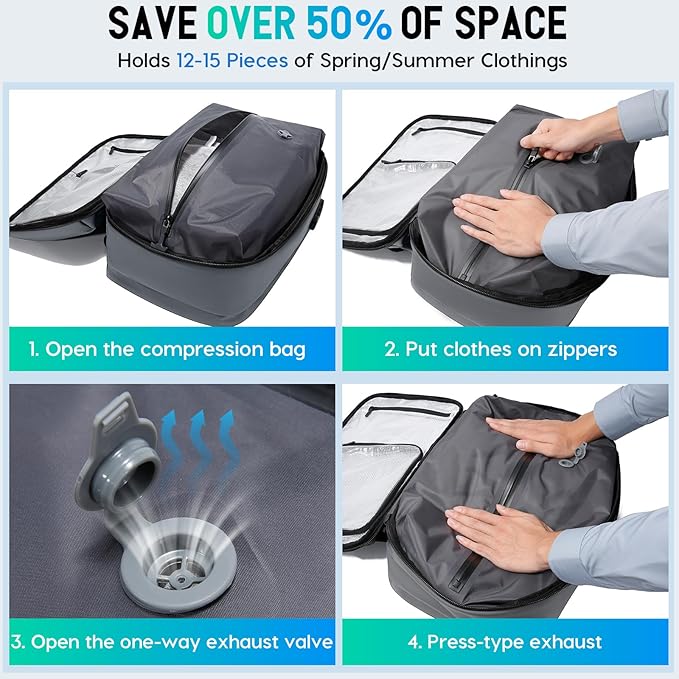 BANGE Travel Backpack with Vacuum Pocket and TSA lock version can hold 15.6 inch Laptop suitable Overnight Flight Approved Anti-theft Bag