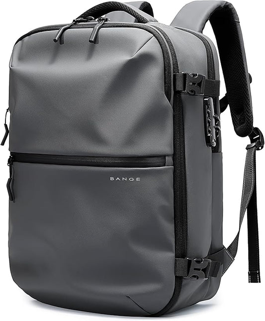 BANGE Travel Backpack with TSA lock version can hold 15.6 inch Laptop suitable Daily Commute and Overnight Flight Approved Anti-theft Bag
