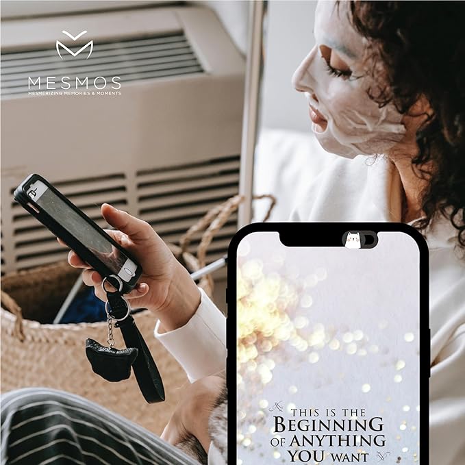 MESMOS Webcam Cover Slide, Cat Lovers Gifts for Women, Cat Lover Themed Thing, Mom Gifts for Women, Laptop Camera Cover Slide Cute (Small)