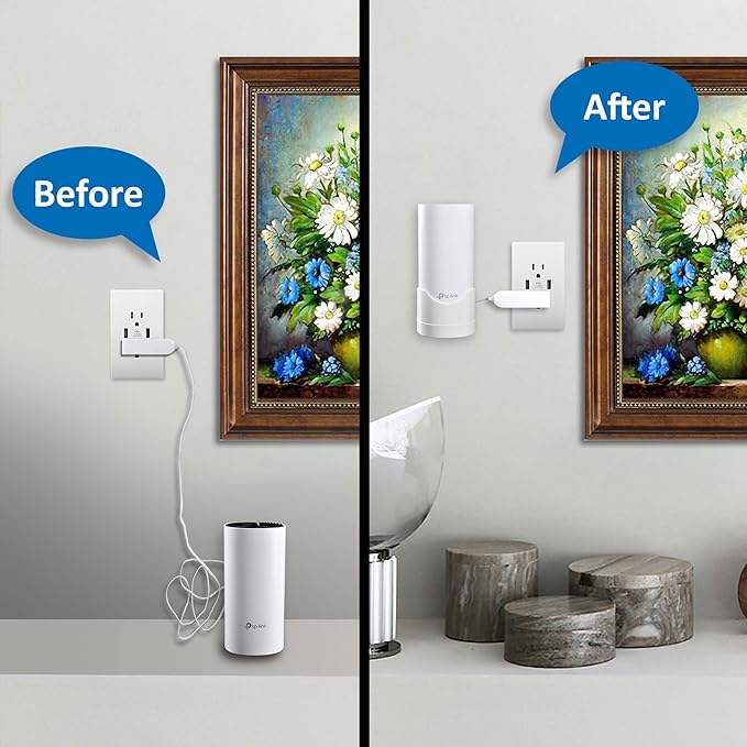 Wall Mount Bracket for Deco S4, S7, M4, P9, W2400 Mesh WiFi System（3 Pack