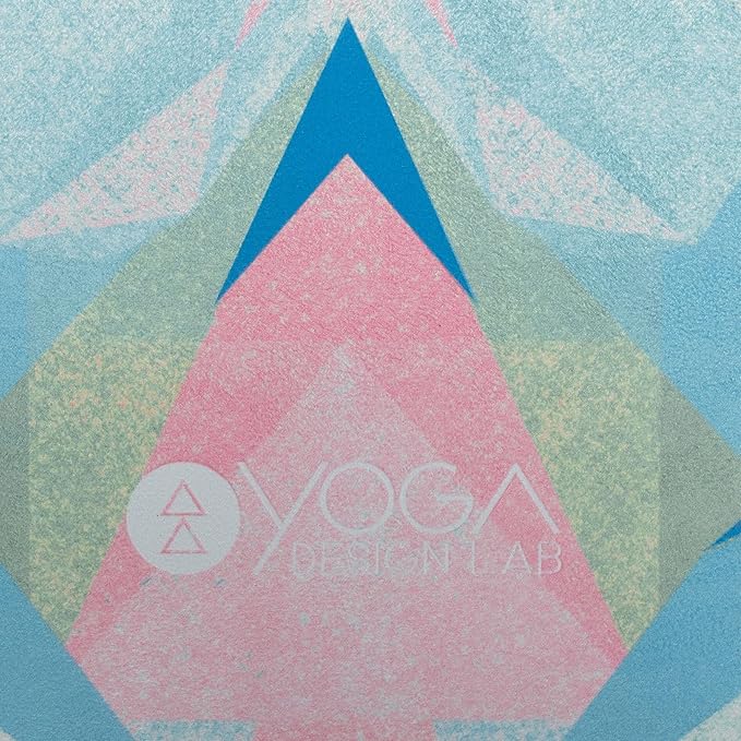 YOGA DESIGN LAB | The Combo Yoga Mat | Eco Luxury | Ideal for Hot Yoga, Power, Bikram, Ashtanga, Sweat | Studio Quality | Includes Carrying Strap!