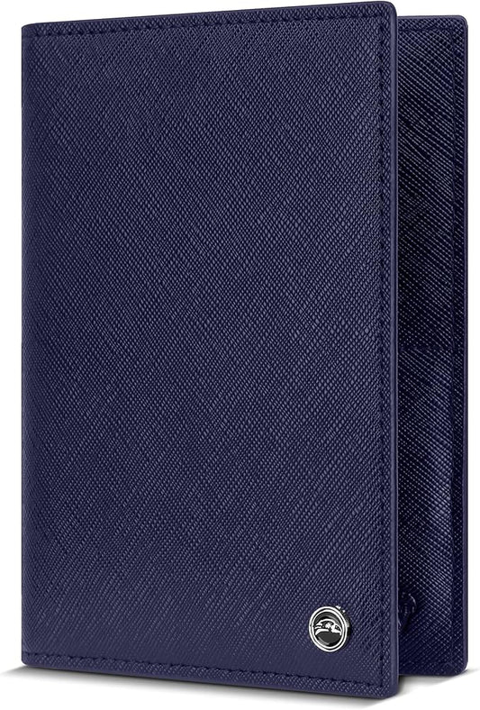 2 Passport Holder - Travel Essentials, RFID Blocking Wallet Credit Card Organiser, Plain Accessories Slim Cover For Men & Women