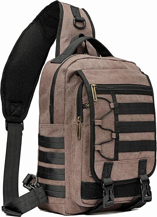 NICGID Sling Bags Chest Shoulder Backpacks, 12.5'' 13.3'' 14.1'' 15.6''Laptop Backpack Crossbody Messenger Bag Travel Outdoor