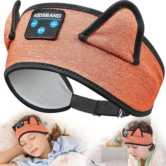 Baby Headphones, Kids Headphones Bluetooth Headband Adjustable, Wireless Headband for Kids with Wired Playback 3.5 MM Jack for Teens/Boys/Girls/Smartphones/School/Airplane Travel/Tablet