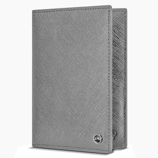 2 Passport Holder - Travel Essentials, RFID Blocking Wallet Credit Card Organiser, Plain Accessories Slim Cover For Men & Women