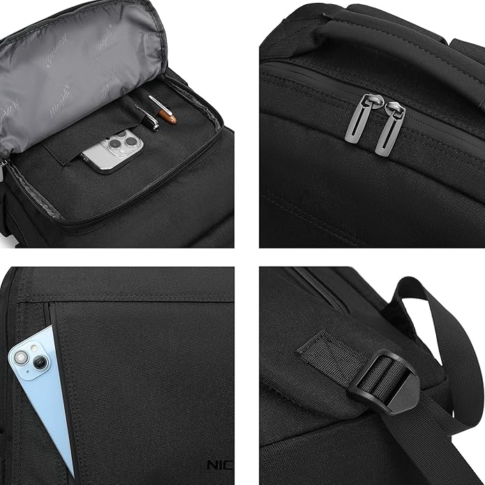 NICGID Sling Bags Chest Shoulder Backpacks, 12.5'' 13.3'' 14.1'' 15.6''Laptop Backpack Crossbody Messenger Bag Travel Outdoor