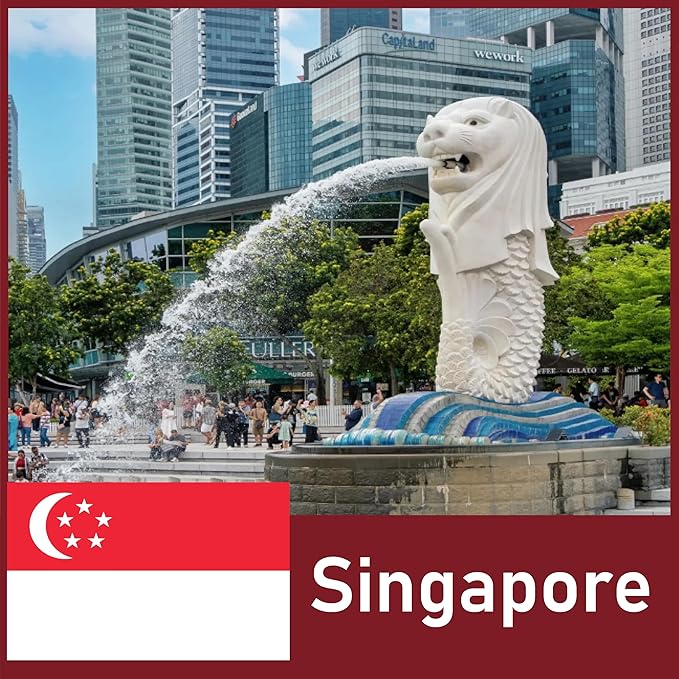 Prepaid Singapore SIM Card,5GB Fixed Data for 15 Days - Fast 5G/4G LTE - No Contracts, No Roaming Fees - Perfect for Tourists & Travelers