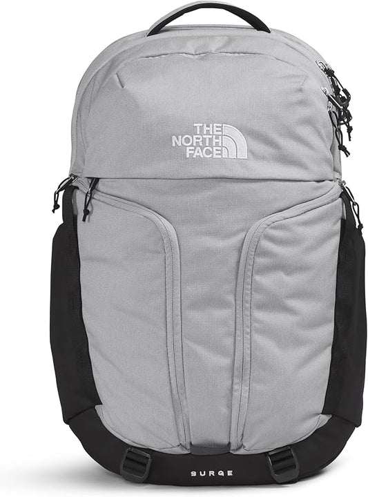 The North Face Surge Commuter Laptop Backpack, Meld Grey Dark Heather/TNF Black, One Size