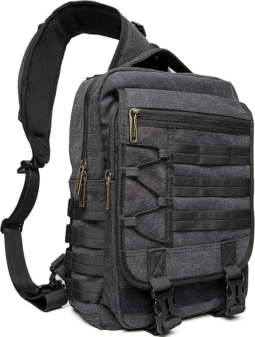 NICGID Sling Bags Chest Shoulder Backpacks, 12.5'' 13.3'' 14.1'' 15.6''Laptop Backpack Crossbody Messenger Bag Travel Outdoor