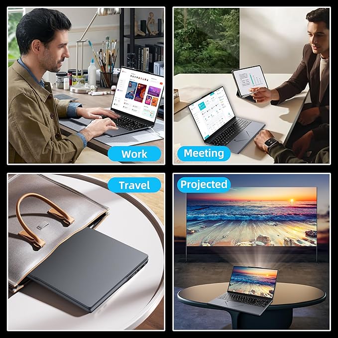 15.6" Laptop, Ryzen 5 3500U (Up to 3.7GHz) Quad-Core Processor, 16GB DDR4 RAM,512G NVMe SSD, Portable Notebook with Adjustable Touchpad & Privacy Webcam Switch (16+512G)