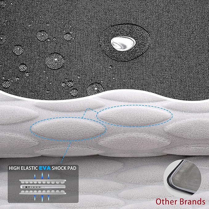 ZINZ Slim & Expandable Case 12.9 13 inch Travel Laptop Shoulder Bag for MacBook Air 13" M3/M2/M1, MacBook Pro 13" M2/M1, iPad Pro 12.9"/13"/11", iPad Air 13",B01K03