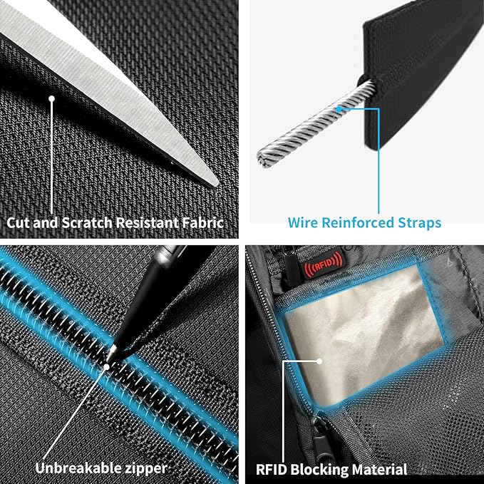 Tzowla 35 Liter Anti Theft with Tracker Tag and USB Charging Port Laptop Backpack