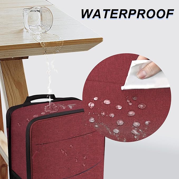 ZINZ Slim & Expandable Laptop Backpack 15 15.6 16 Inch Sleeve with USB Port, Spill-Resistant Notebooks Bag Case for Most 14-16 Inch MacBooks Surface-Books Dell HP Lenovo Asus Computers,RD01BK01