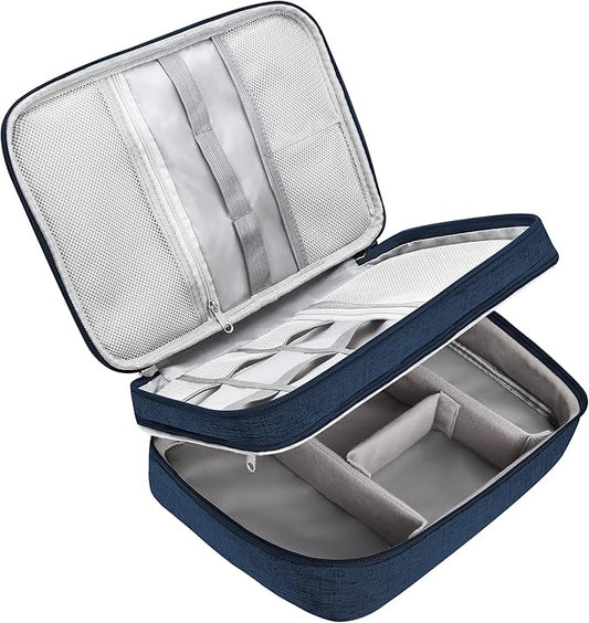 CILLA Electronics Organizer Travel, Travel Cord Organizer Case, Compact Electronics Accessories Bag for Cable, Cord, Charger, Phone