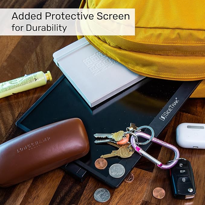 SideTrak Swivel 14" Attachable Portable Monitor Extender, FHD TFT Laptop Dual Screen with Kickstand + Unique Swivel Hinge, Compatible with Mac, PC, Chrome, USB or Mini HDMI Port Power (w/Protector)