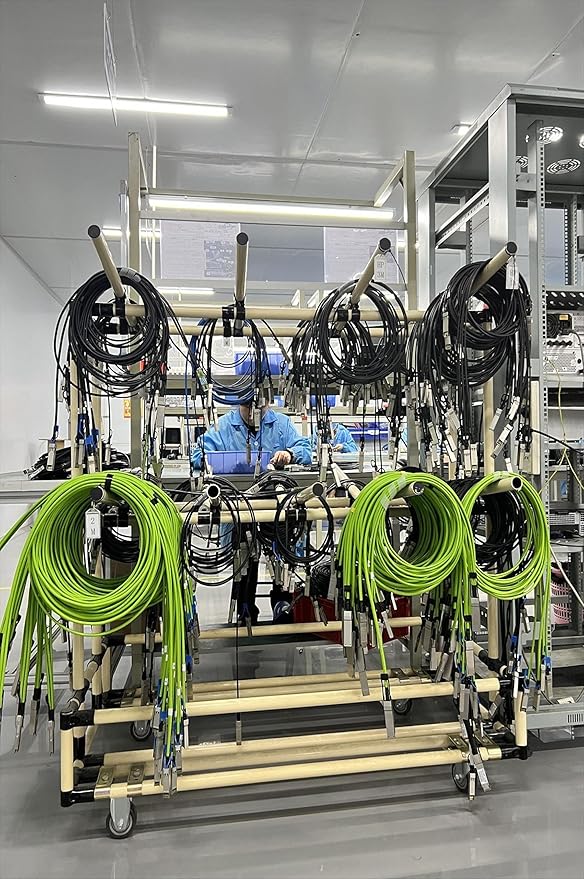 10G SFP+ AOC Cables SFP+ to SFP+ Active Optical Fiber Cable AOC Cable Compatible with Arista AOC-S-S-10G-15M,15m(49ft)