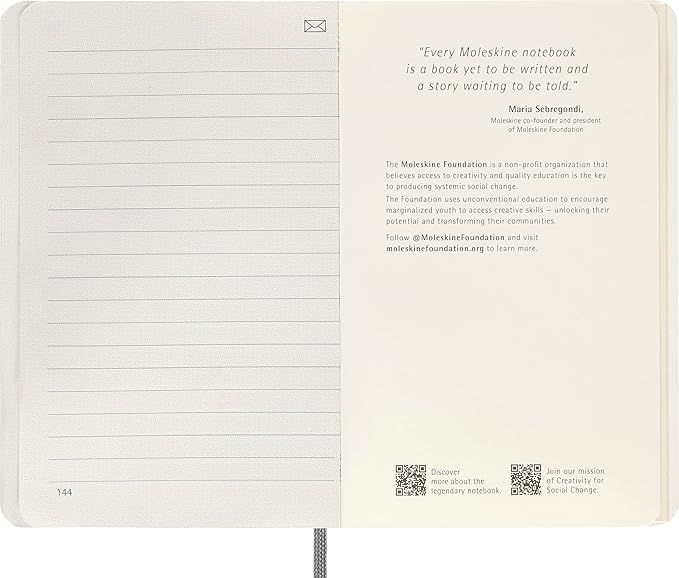 Moleskine Smart Notebook, Pocket, Ruled, Black, Soft Cover (3.5 x 5.5)